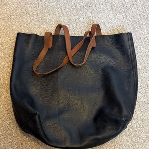 Madewell Leather Tote Bag